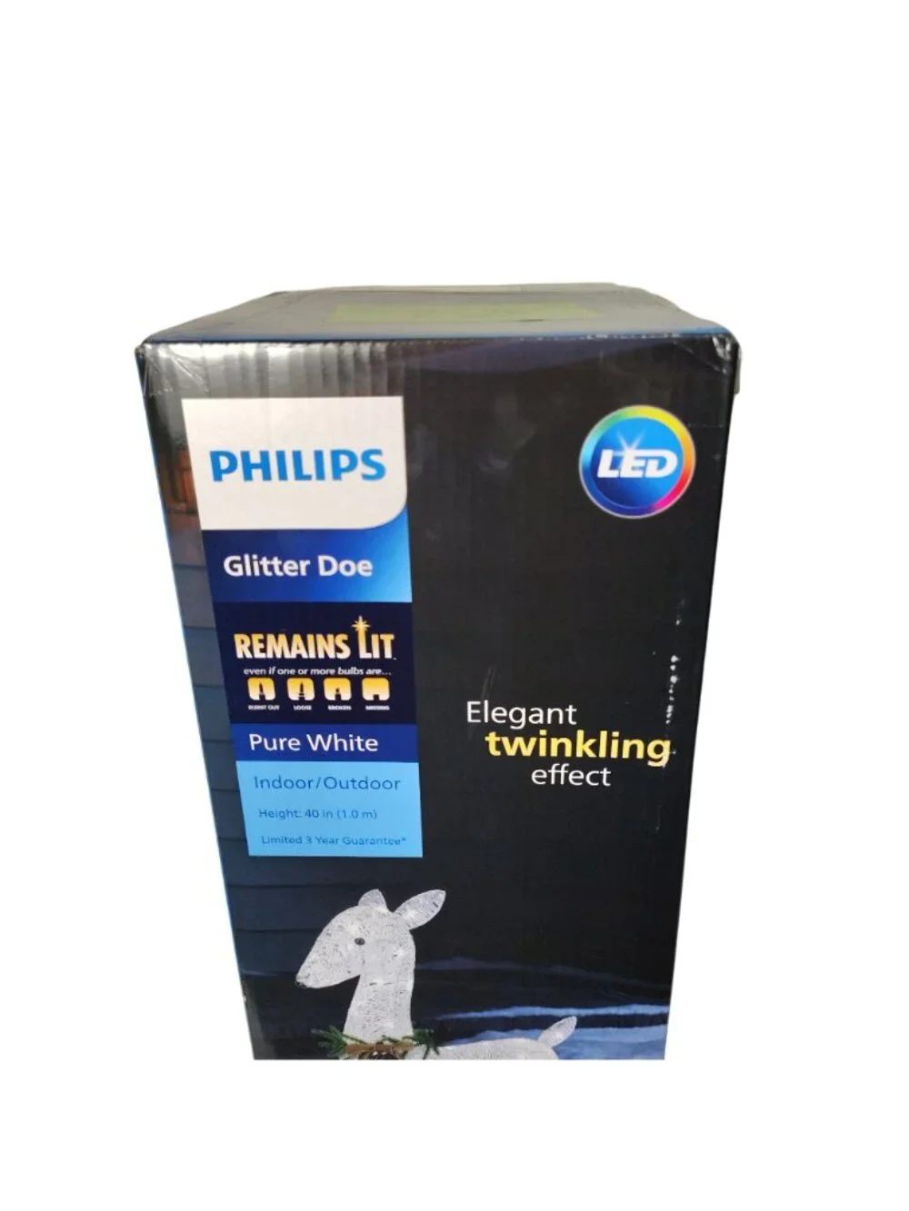 Philips Glitter Doe 40 in Height Elegant Twinkling LED Indoor/Outdoor Decoration